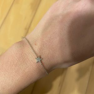 Stephanie Gottlieb Pave Diamond Star Bracelet EUC